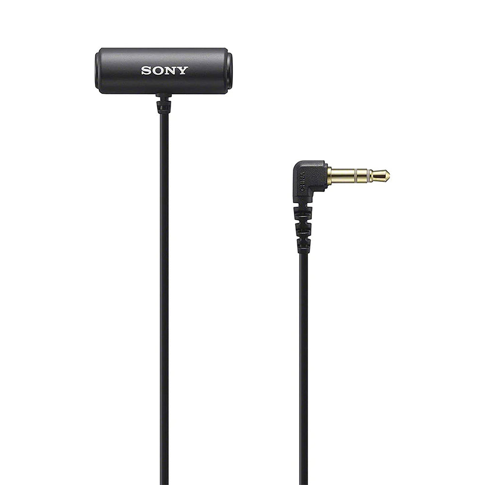 ECM-LV1 Stereo Lavalier Microphone with High-Quality Digital Audio