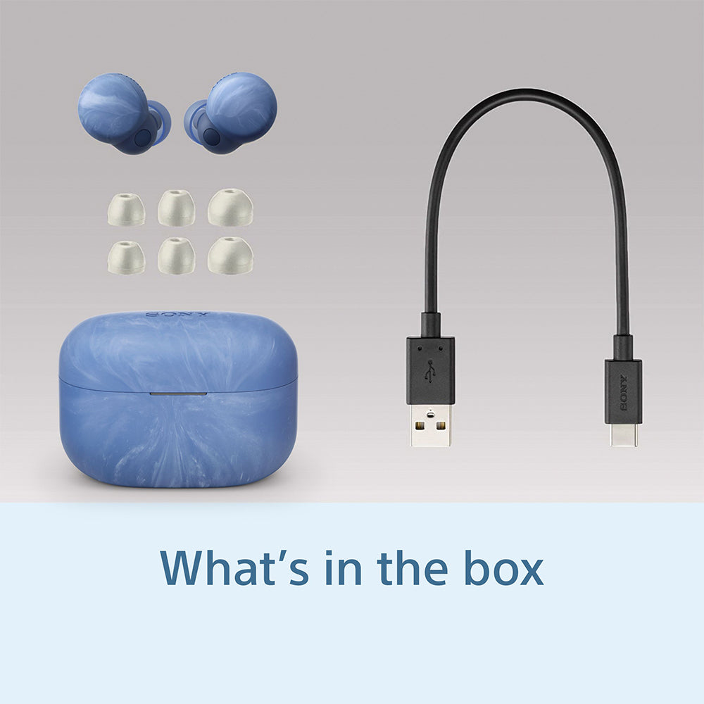 Sony LinkBuds S WF-LS900N Truly Wireless Noise Cancelling Earbuds - Ultra-light for All-day Comfort with Crystal clear call quality - Up to 20 hours battery life with charging case