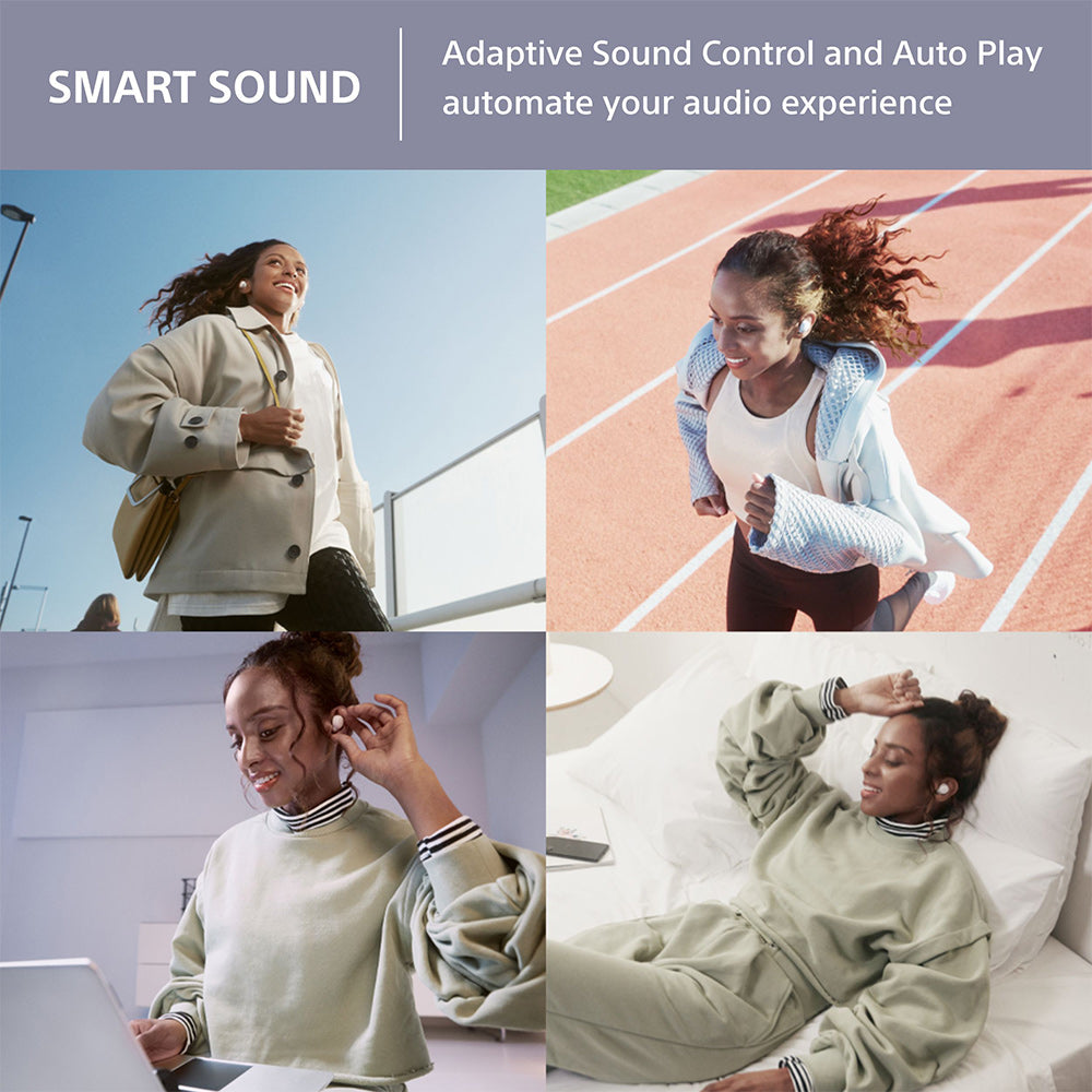 Sony LinkBuds S WF-LS900N Truly Wireless Noise Cancelling Earbuds - Ultra-light for All-day Comfort with Crystal clear call quality - Up to 20 hours battery life with charging case