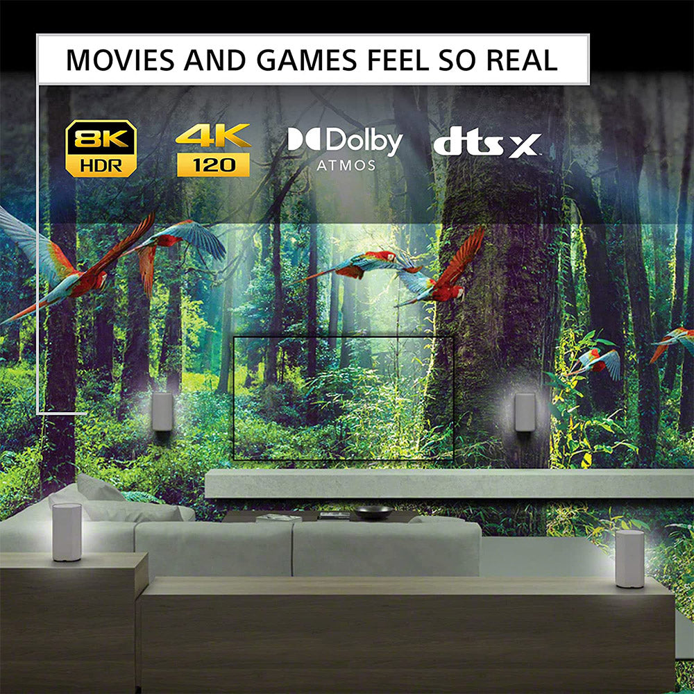 Sony HT-A9 7.1.4ch High Performance Home Theater Speaker System Multi-Dimensional Surround Sound Experience with 360 Reality Audio and Wireless Subwoofer SA-SW3, works with Alexa and Google Assistance