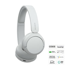Load image into Gallery viewer, Sony WH-CH520, Wireless On-Ear Bluetooth Headphones with Mic, up to 50 Hours Playtime, DSEE Upscale, Multipoint Connectivity/Dual Pairing & Voice Assistant Support for Mobile Phones