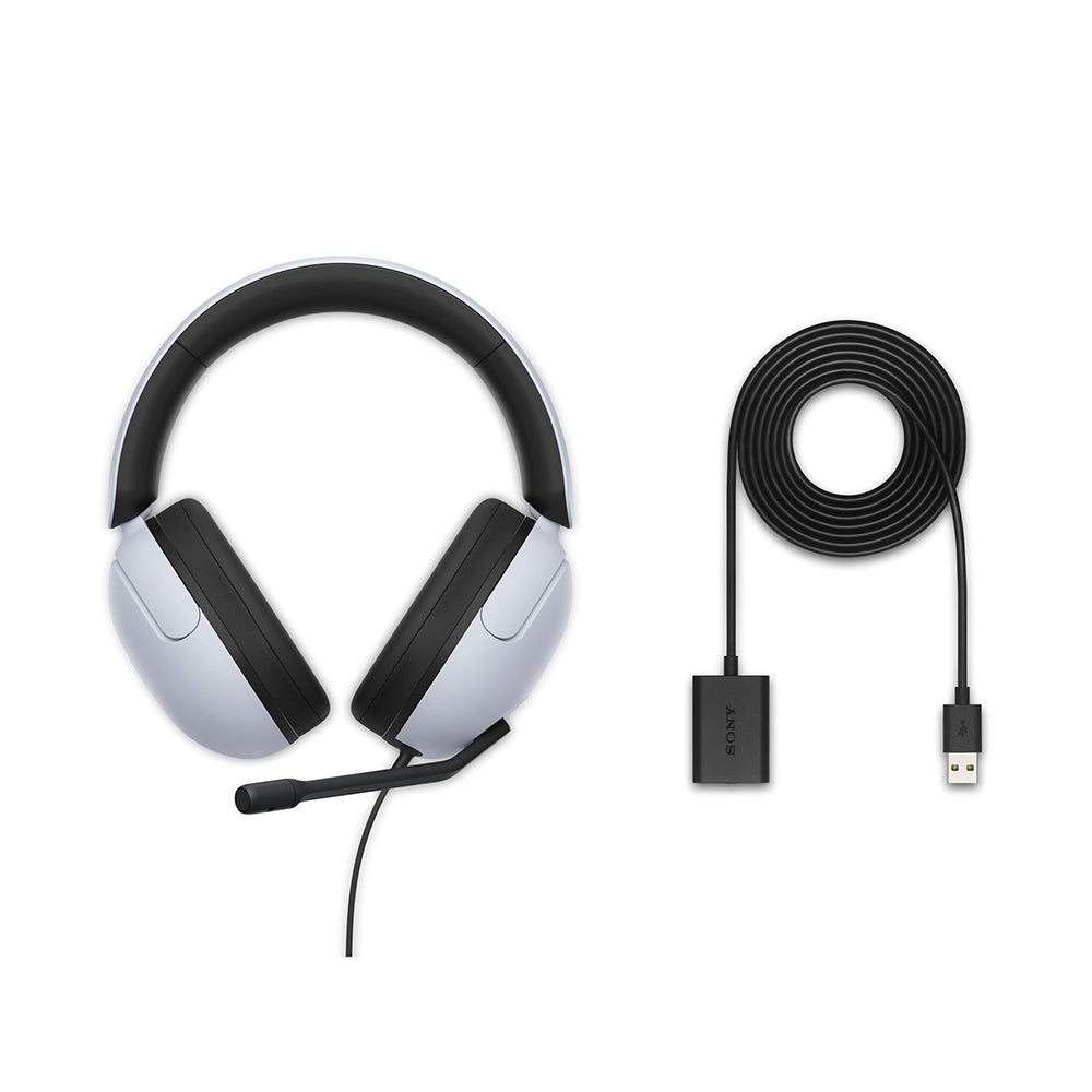Sony-INZONE H3 Wired Gaming Headset, Over-ear Headphones with 360 Spatial Sound, MDR-G300