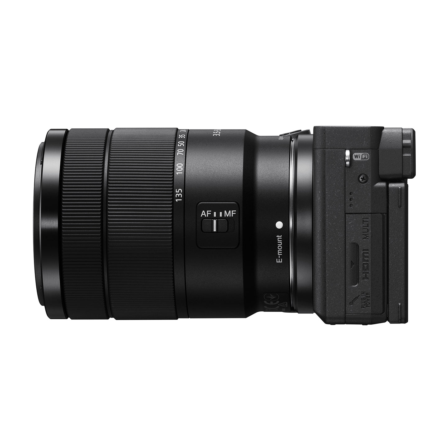 Sony Alpha 6400 E-mount Camera with APS-C Sensor (ILCE-6400M) | 24.2 MP Mirrorless Camera, 11 FPS, 4K/30p with a 18-135mm Power Zoom lens.
