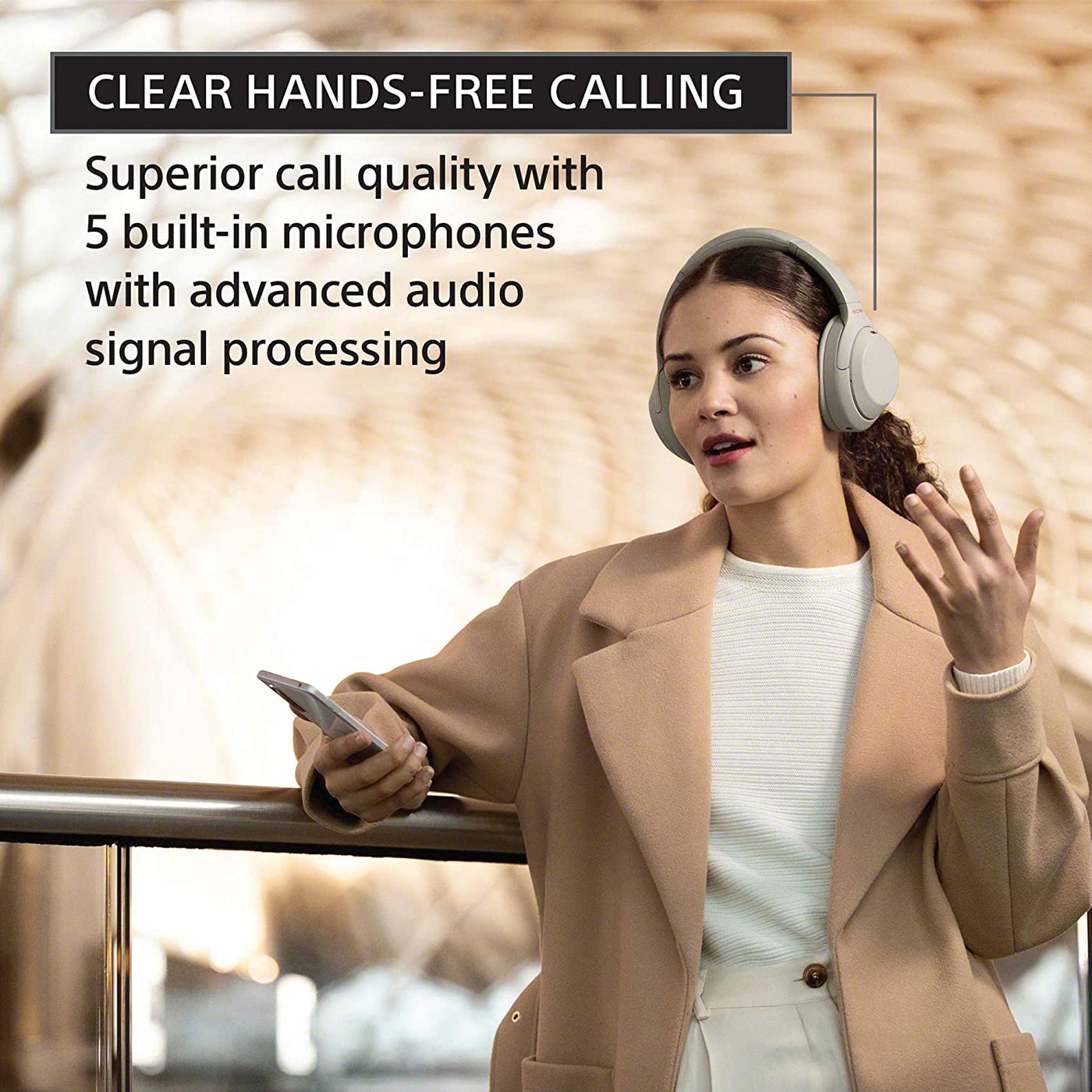 Sony WH-1000XM4 Industry Leading Wireless Noise Cancellation Bluetooth Over Ear Headphones with Mic for Phone Calls, 30 Hours Battery Life, Quick Charge, AUX, Touch Control and Voice Control