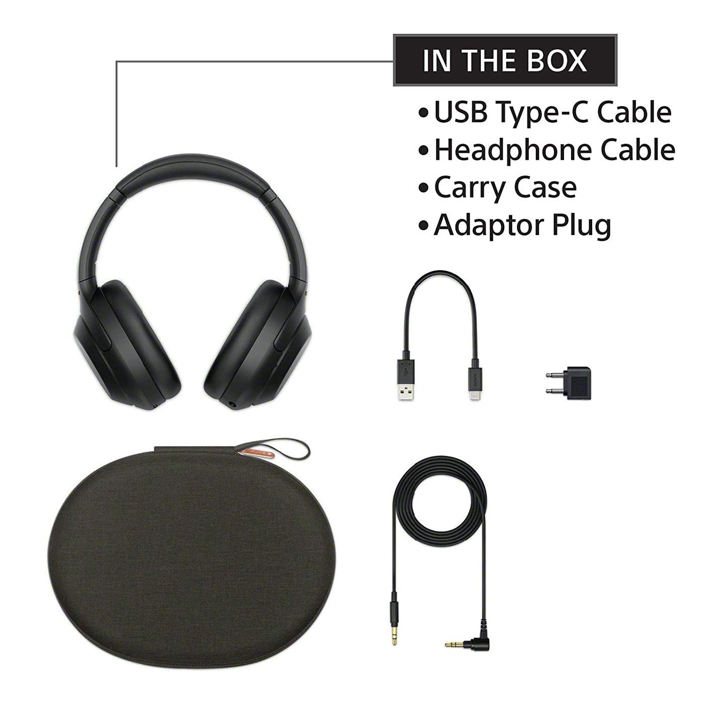 Sony WH-1000XM4 Industry Leading Wireless Noise Cancellation Bluetooth Over Ear Headphones with Mic for Phone Calls, 30 Hours Battery Life, Quick Charge, AUX, Touch Control and Voice Control