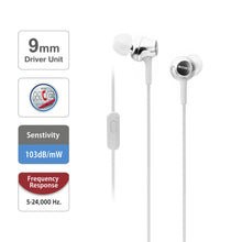 Load image into Gallery viewer, Sony MDR-EX155AP Wired In-Ear Headphones with Tangle Free Cable, Headset with Mic for Phone Calls