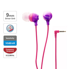 Load image into Gallery viewer, Sony MDR-EX15AP In-Ear Stereo Headphones with Mic