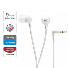 Load image into Gallery viewer, Sony MDR-EX15AP In-Ear Stereo Headphones with Mic