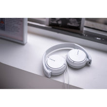 Load image into Gallery viewer, Sony MDR-ZX110AP On-Ear Stereo Headphones with Mic and Tangle Free Cable