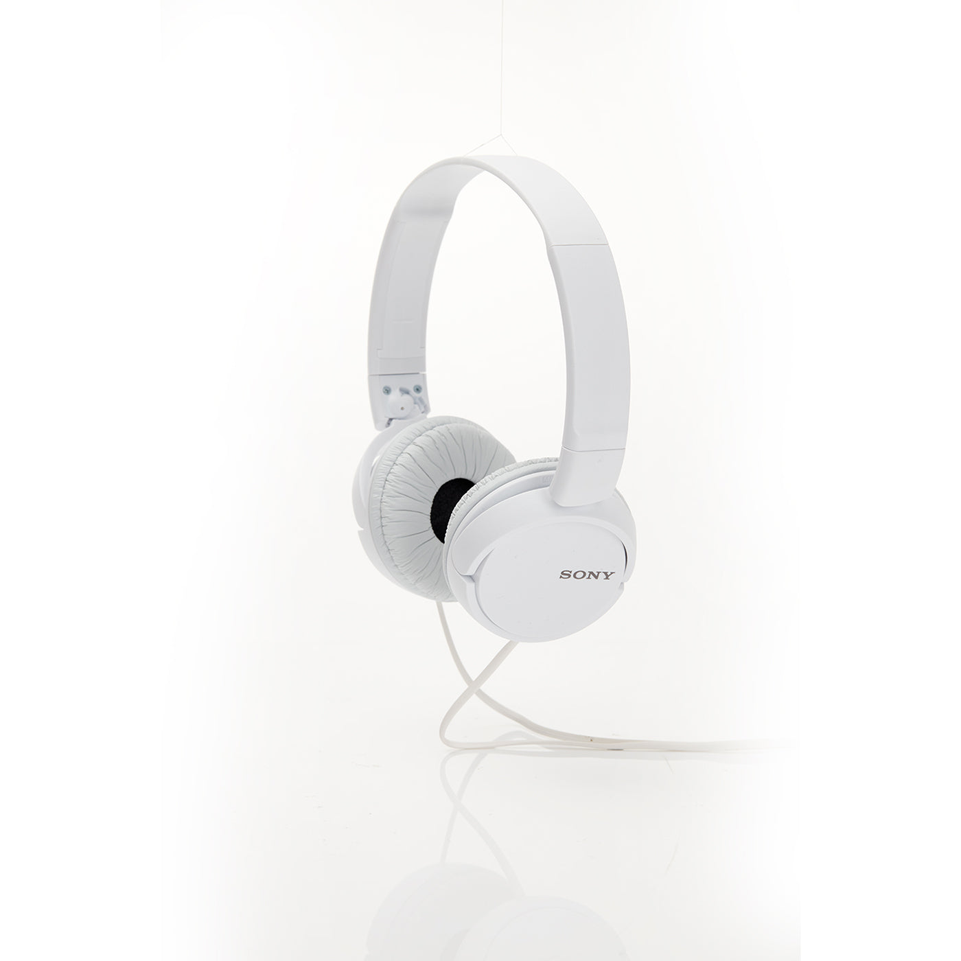 Sony MDR-ZX110AP On-Ear Stereo Headphones with Mic and Tangle Free Cable