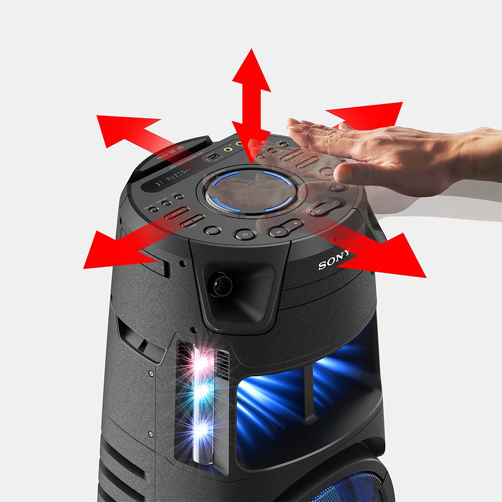 Sony MHC-V43D High Power Audio System with Bluetooth Technology(Karaoke ,Gesture Control, Party Light)