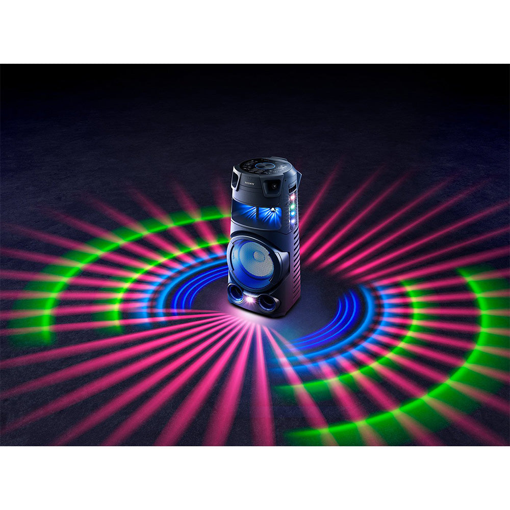 Sony MHC-V73D High Power Audio System with Bluetooth Technology(Karaoke,Gesture Control, Party Light, Taiko)