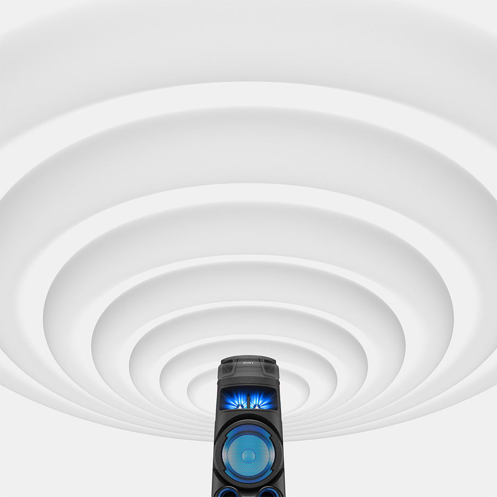 Sony MHC-V73D High Power Audio System with Bluetooth Technology(Karaoke,Gesture Control, Party Light, Taiko)