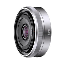 Load image into Gallery viewer, Sony SEL16F28 E Mount - APS-C 16mm F2.8 Prime Lens (Silver)
