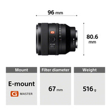 Load image into Gallery viewer, Sony E Mount FE 50 mm F1.4 GM Full Frame Lens (SEL50F14GM) | Lightweight & Compact | Beautiful Bokeh | Extraordinary Resolution