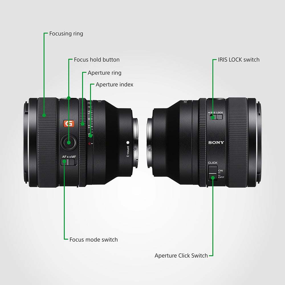 Sony E Mount FE 50 mm F1.4 GM Full Frame Lens (SEL50F14GM) | Lightweight & Compact | Beautiful Bokeh | Extraordinary Resolution