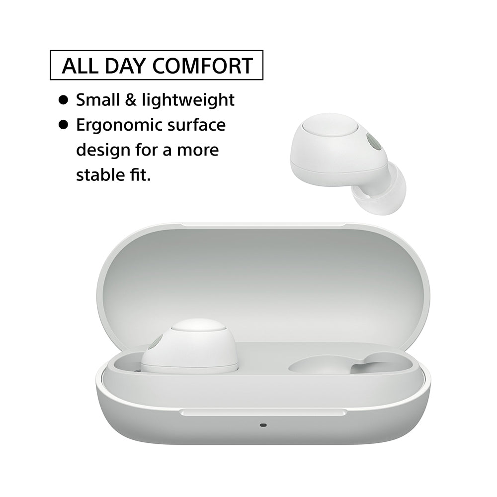 Sony WF-C700N Bluetooth Lightest Truly Wireless Noise Cancellation In Ear Earbuds, 360 RA, Multipoint Connection, 10 Mins Super Quick Charge, 20hrs Batt Life, IPX4 Ratings, Fast Pair, App Support