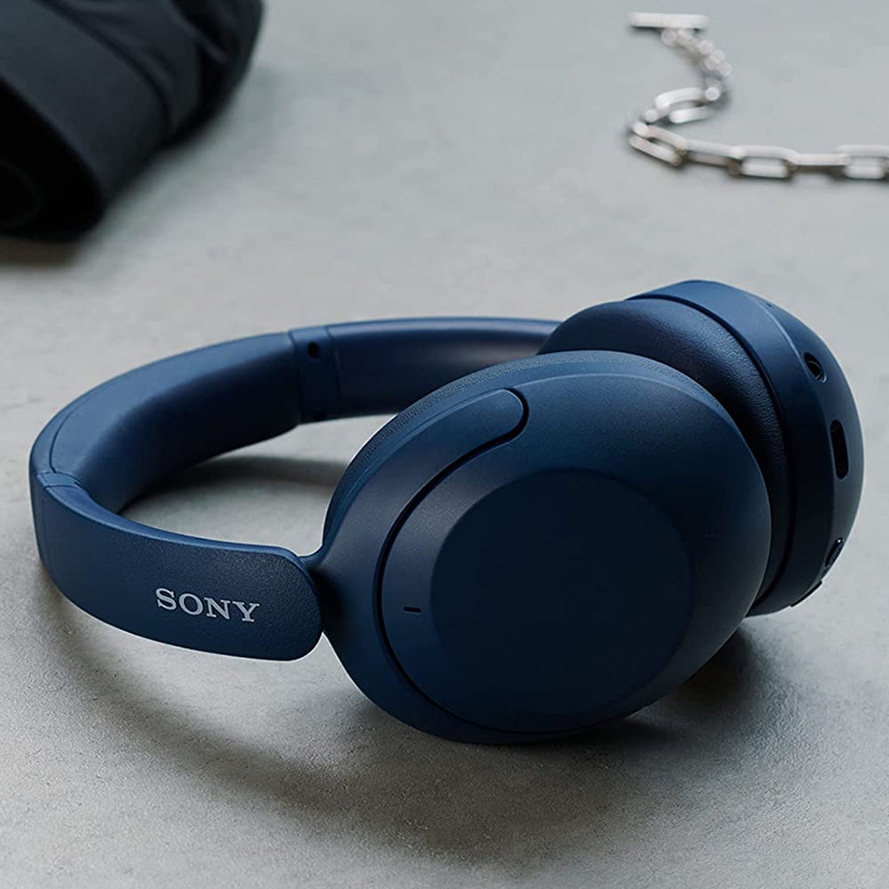 Sony WH-XB910N EXTRA BASS Noise Cancelling Headphones, Wireless Bluetooth Over the Ear Headset with Microphone and Alexa Voice Control, Google Fast Pair & Swift Pair, 30 hours Battery Life