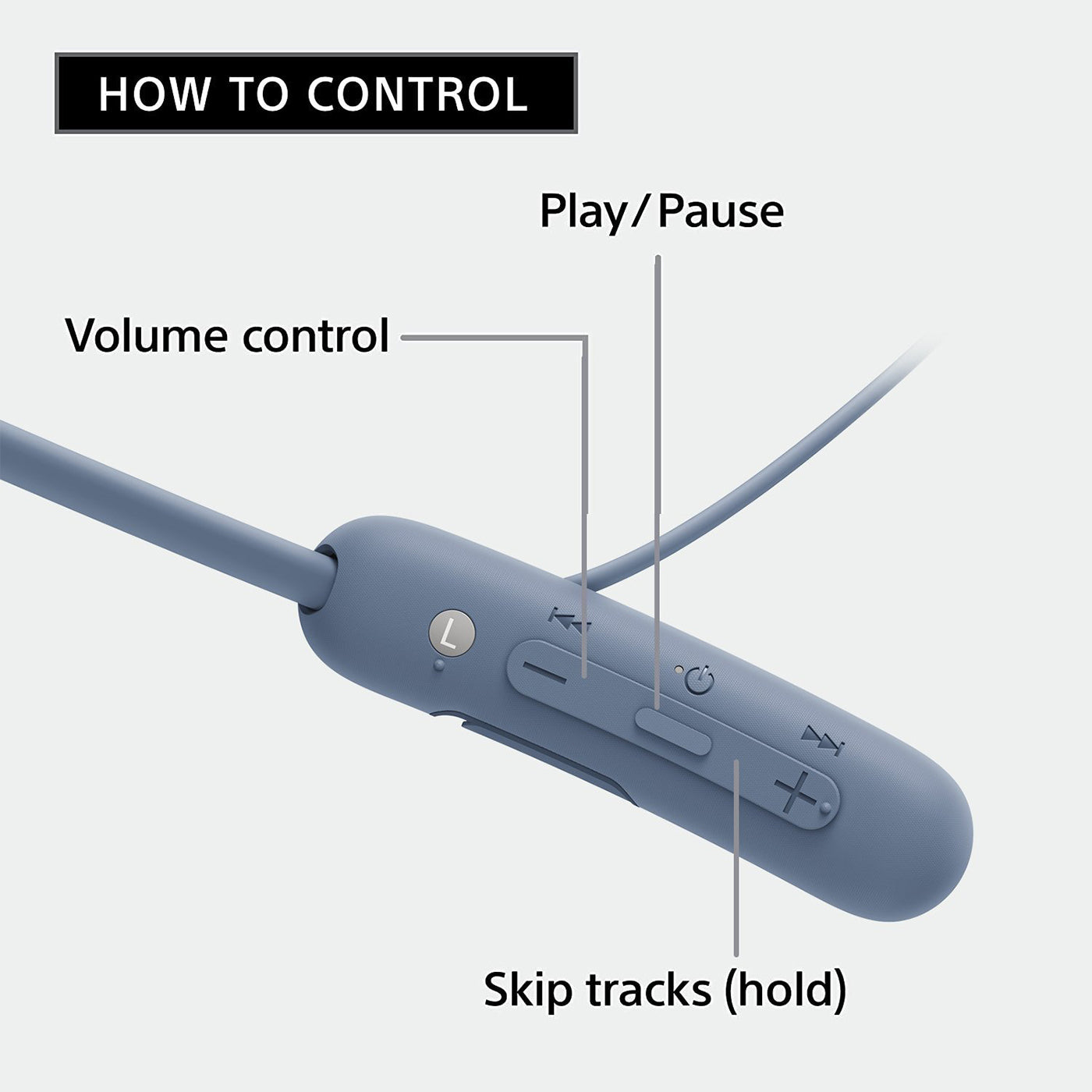 Sony WI-SP510 Wireless Sports Extra Bass Headphones with Splash proof, 15 Hrs battery life