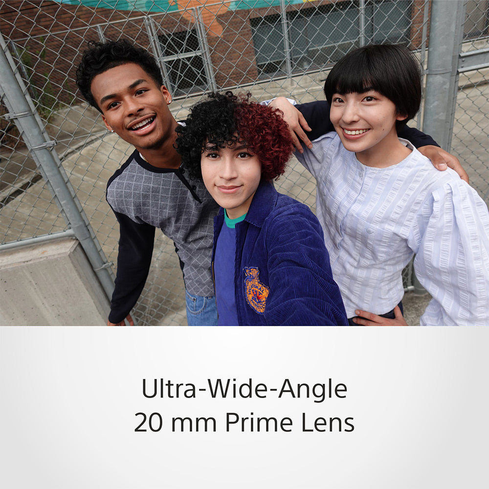 Sony ZV-1F Vlog Camera for Content Creators and Vloggers with Ultra-wide 20mm Prime Lens | Soft Skin Feature | Bokeh | Creative Look | Active Mode Stabilisation