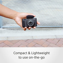 Load image into Gallery viewer, Sony ZV-1F Vlog Camera for Content Creators and Vloggers with Ultra-wide 20mm Prime Lens | Soft Skin Feature | Bokeh | Creative Look | Active Mode Stabilisation