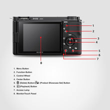 Load image into Gallery viewer, Sony ZV-E10 E-Mount APS-C Camera | 24.2 MP Vlog  Mirrorless Camera, 11 FPS, 4K/24p
