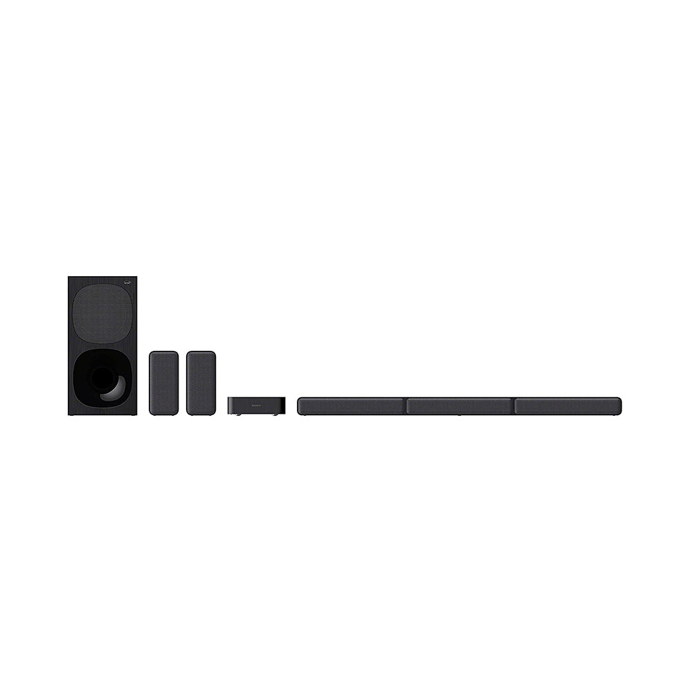 Sony HT-S40R Real 5.1ch Dolby Audio Soundbar for TV with Subwoofer & Wireless Rear Speakers, 5.1ch Home Theatre System (600W, Bluetooth & USB Connectivity, HDMI & Optical Connectivity, Sound Mode)