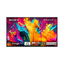 Load image into Gallery viewer, Sony BRAVIA 2 Series 126 cm (50) 4K Ultra HD Smart LED Google TV K-50S20B (Black)