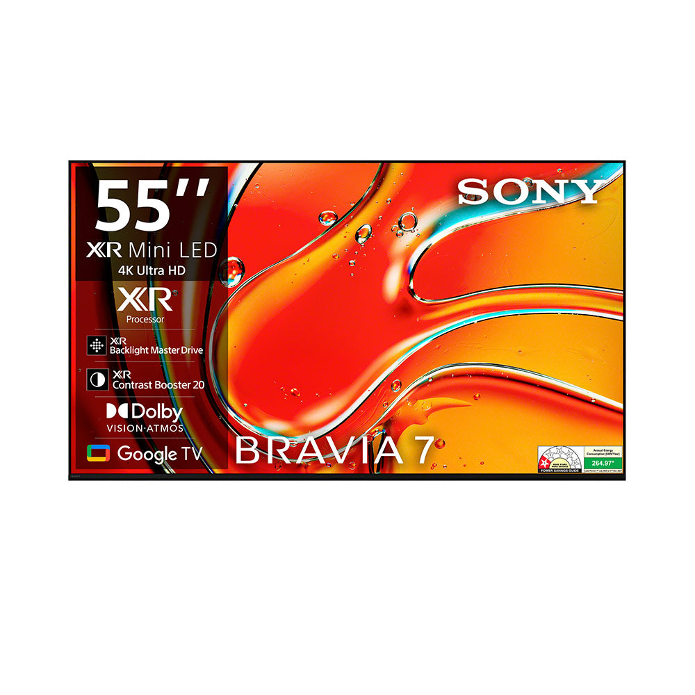Sony BRAVIA 7 Series 139 cm (55)  4K Ultra HD AI Smart Mini LED Google TV K-55XR70 (Black)