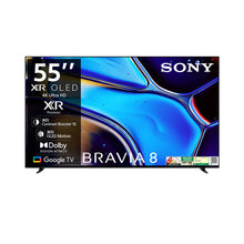 Load image into Gallery viewer, Sony 139 cm (55) BRAVIA 8 4K Ultra HD Smart OLED Google TV K-55XR80 (Black)