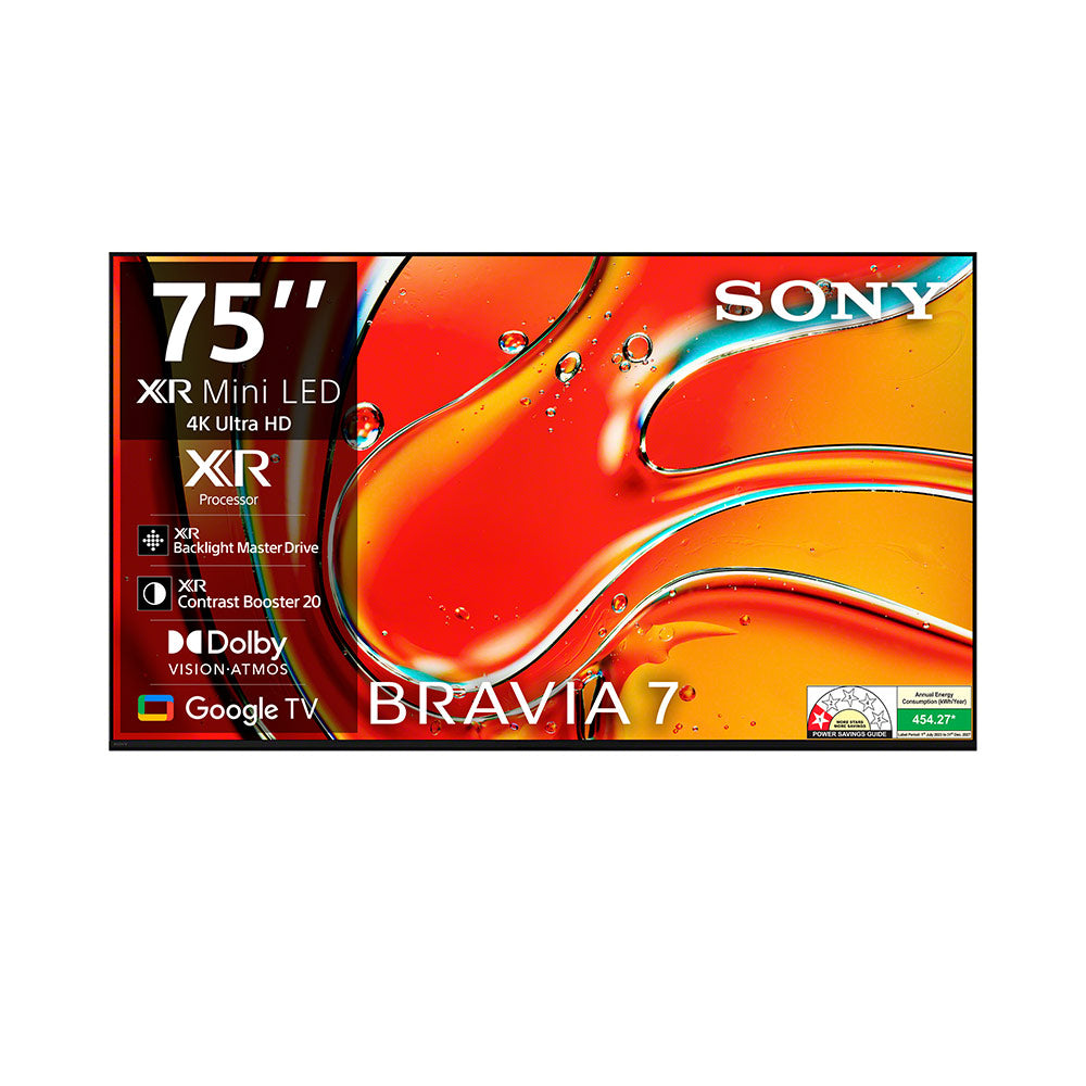 Sony BRAVIA 7 Series 189 cm (75) 4K Ultra HD AI Smart Mini LED Google TV K-75XR70 (Black)