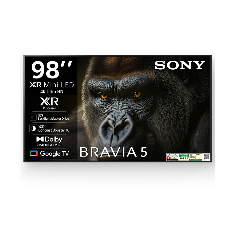 Sony 248 cm (98) BRAVIA 5 4K Ultra HD AI Technology Smart Mini LED Google TV  K-98XR55A (Black)