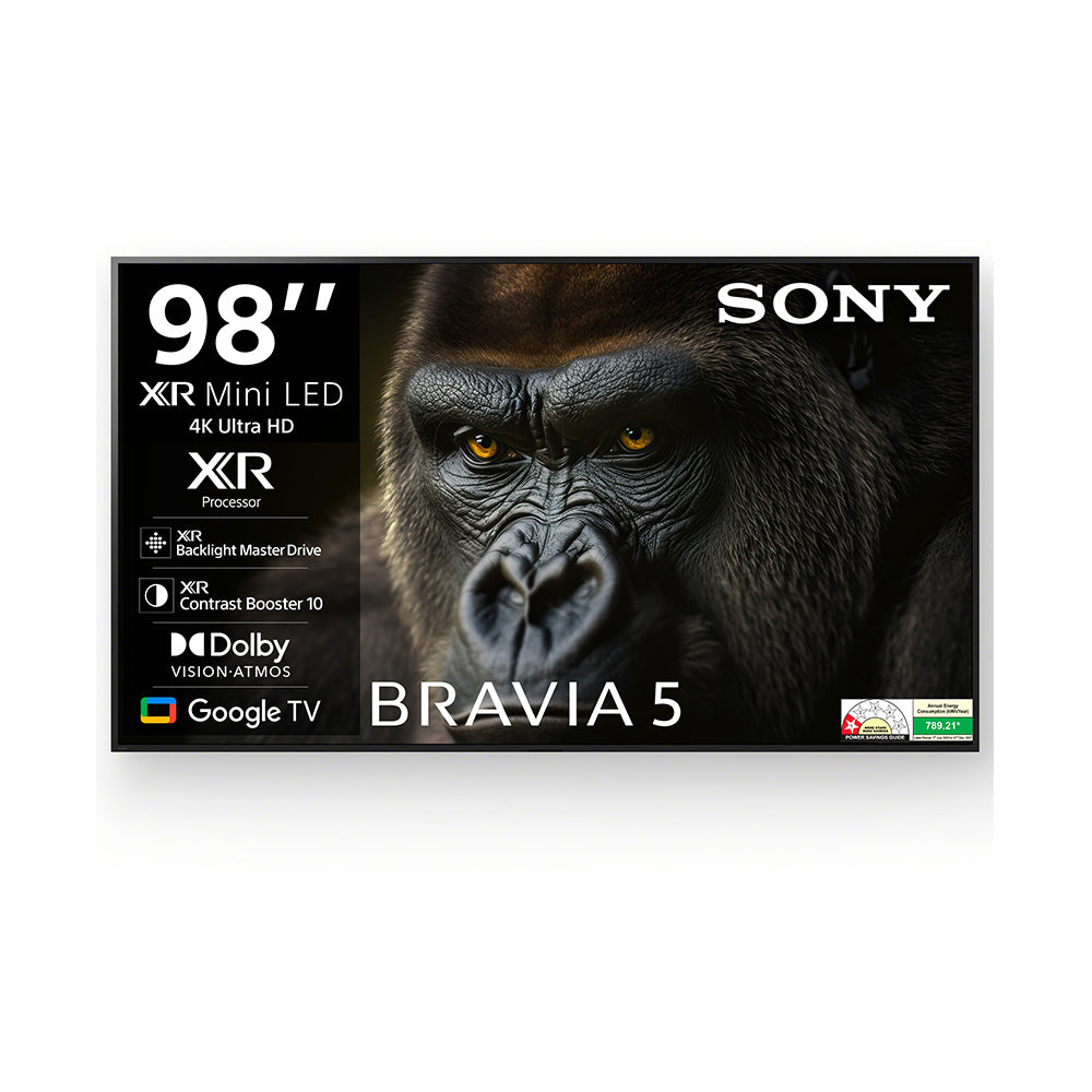 Sony 248 cm (98) BRAVIA 4K Ultra HD AI Technology Smart Mini LED Google TV K-98XR55A (Black)