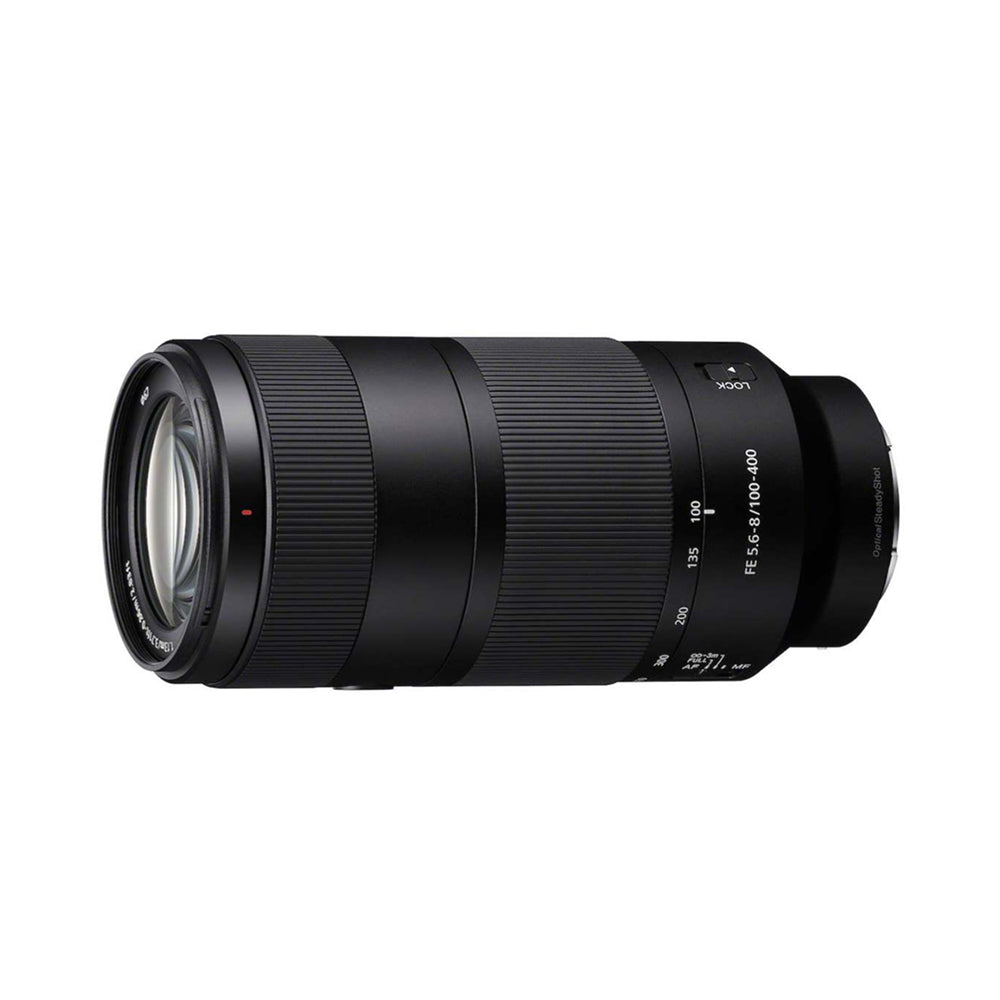 Sony FE 100–400 mm(SEL100400)|F5.6-8 OSS|Full-Frame| Compact & Lightweight | Super-Telephoto | Fast & Precise Autofocus - Black