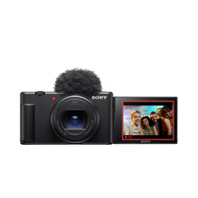 Load image into Gallery viewer, Sony ZV-1 II Vlog Camera for Content Creators &amp; Vloggers with 18-50mm Wide-angle Zoom Lens | Compact Camera with Strong Image Stabilisation | Accurate Autofocus | Cinematic Vlog Setting