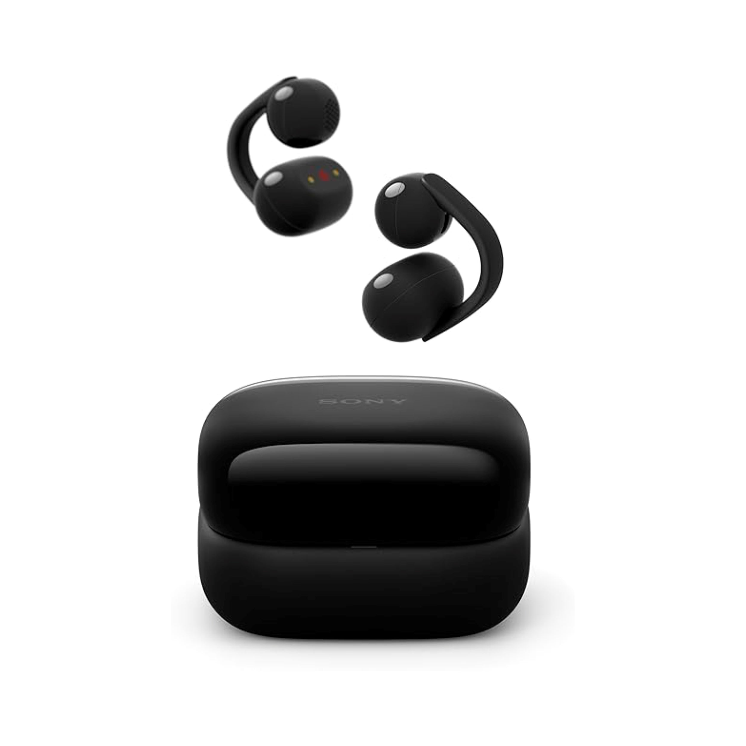 Sony LinkBuds Clip Open-Ear Truly Wireless Earbuds, Comfortable & Secure Fit, Lightweight Clip-On Design, Touch Controls, Ambient Sound Awareness, Water Resistant, Up to 37 Hrs of Playback