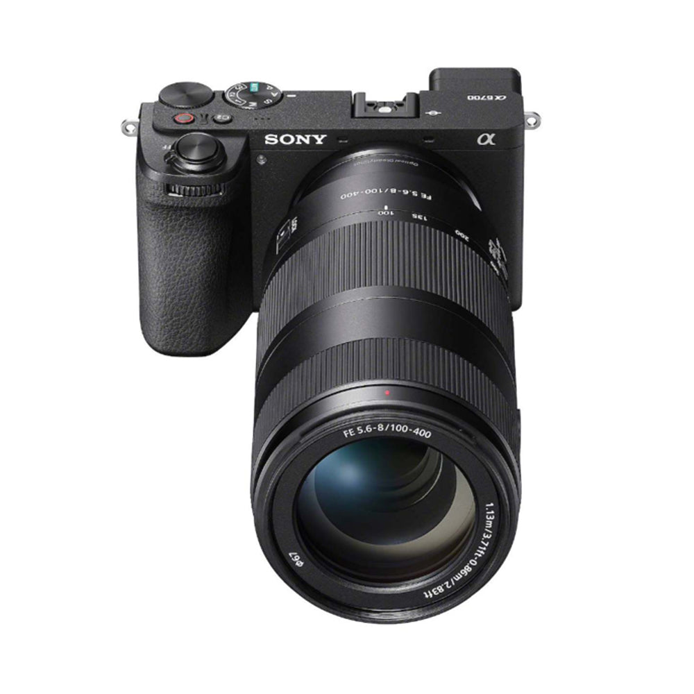Sony FE 100–400 mm(SEL100400)|F5.6-8 OSS|Full-Frame| Compact & Lightweight | Super-Telephoto | Fast & Precise Autofocus - Black