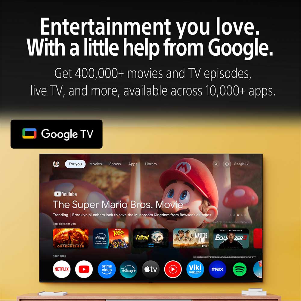 Sony 189 cm (75 inches) BRAVIA 2 II  4K Ultra HD Smart LED Google TV K-75S25M2 (Black)