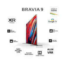 Load image into Gallery viewer, Sony 189 cm (75) BRAVIA 9 4K Ultra HD Smart Mini LED Google TV K-75XR90 (Black)