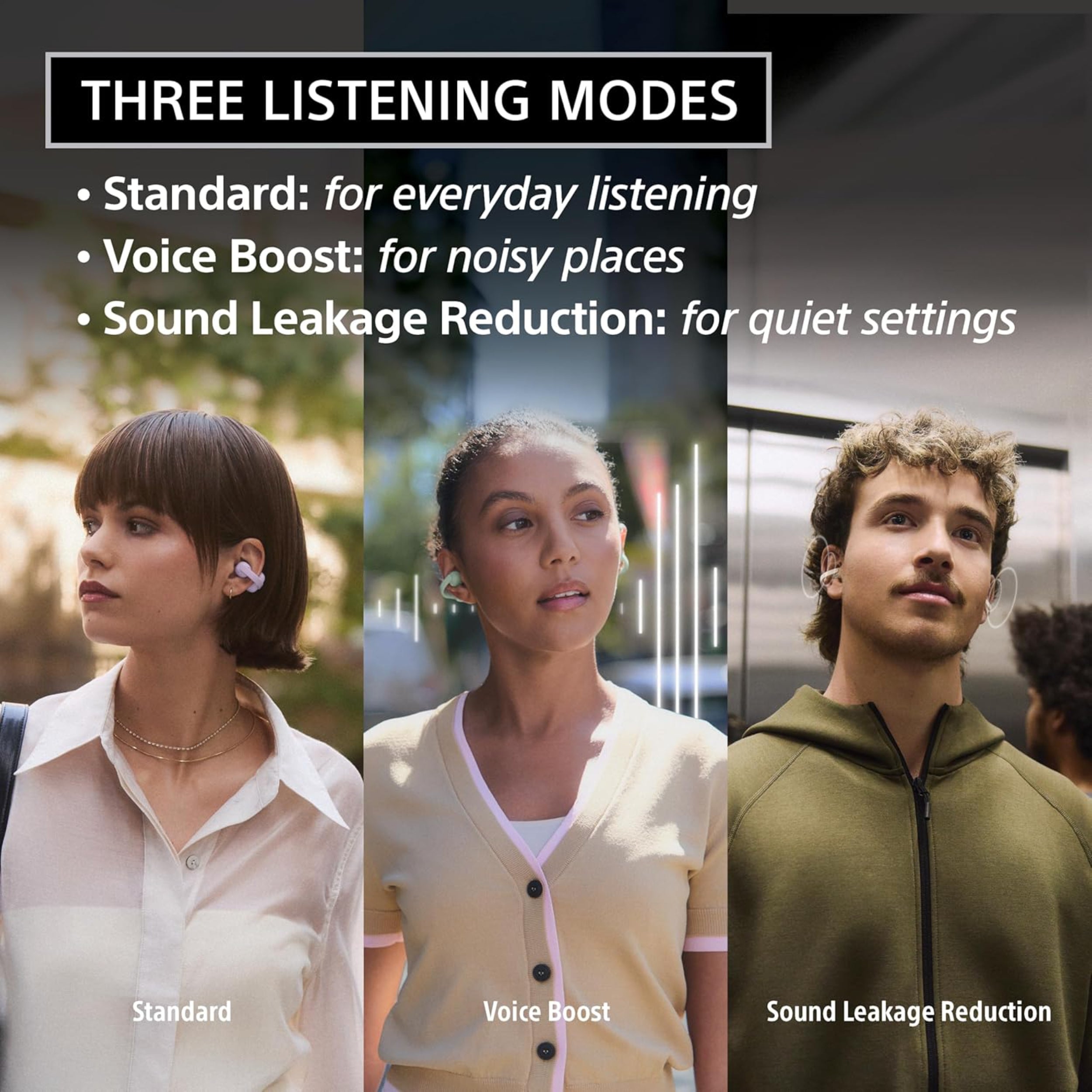 Sony LinkBuds Clip Open-Ear Truly Wireless Earbuds, Comfortable & Secure Fit, Lightweight Clip-On Design, Touch Controls, Ambient Sound Awareness, Water Resistant, Up to 37 Hrs of Playback