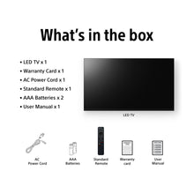 Load image into Gallery viewer, Sony 108 cm (43 inches) BRAVIA 2 II  4K Ultra HD  Smart LED Google TV K-43S22M2 (Black)