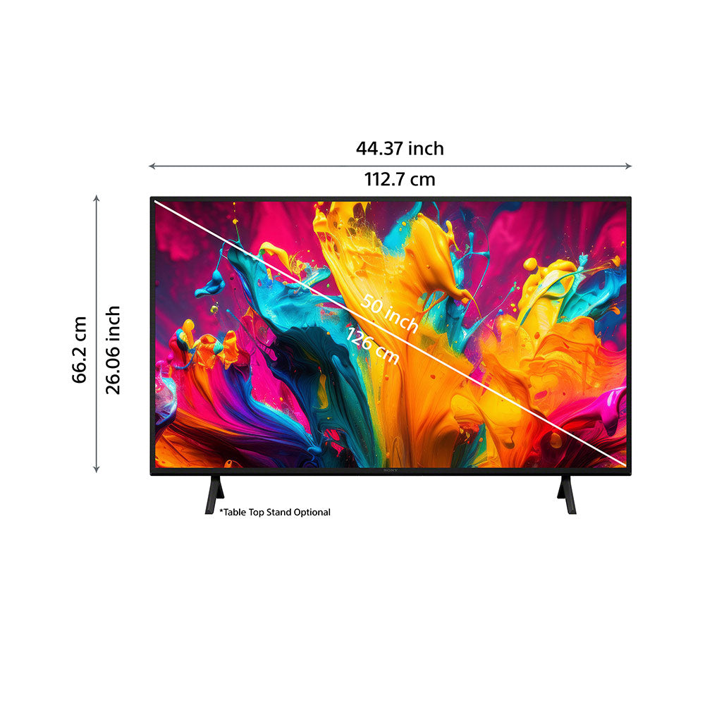 Sony BRAVIA 2 Series 126 cm (50) 4K Ultra HD Smart LED Google TV K-50S20B (Black)