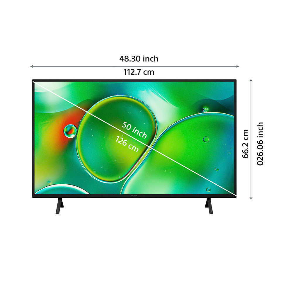 Sony 126 cm (50) BRAVIA 2 4K Ultra HD Smart LED Google TV K-50S25 (Black)