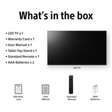 Load image into Gallery viewer, Sony 215 cm (85 inches) BRAVIA 5 4K Ultra HD AI Technology Smart Mini LED Google TV  K-85XR55A (Black)