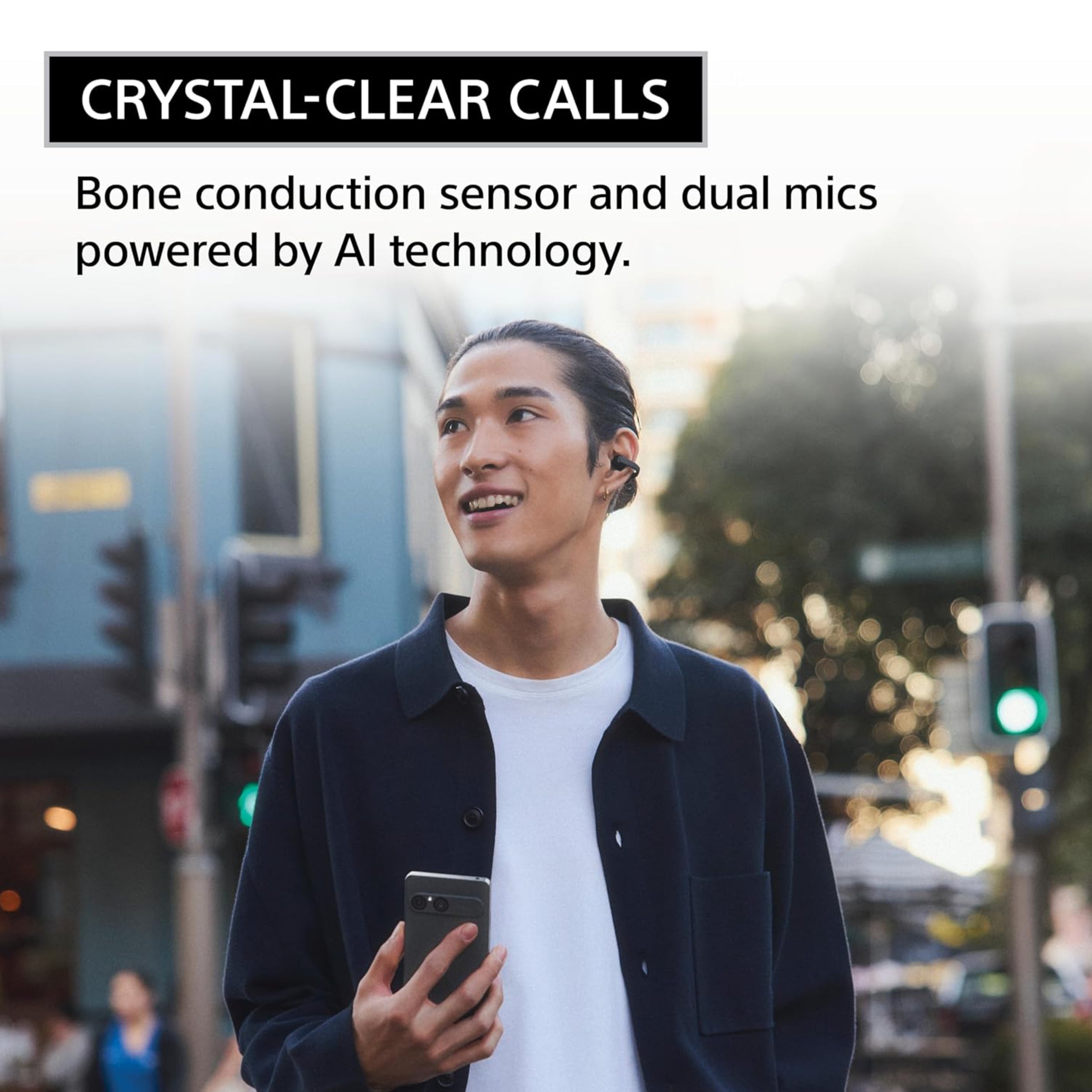 Sony LinkBuds Clip Open-Ear Truly Wireless Earbuds, Comfortable & Secure Fit, Lightweight Clip-On Design, Touch Controls, Ambient Sound Awareness, Water Resistant, Up to 37 Hrs of Playback