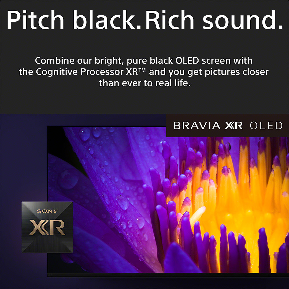 Sony Bravia 139 cm (55) XR Series 4K Ultra HD Smart OLED Google TV XR-55A80L (Black)