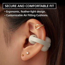 Load image into Gallery viewer, Sony LinkBuds Clip Open-Ear Truly Wireless Earbuds, Comfortable &amp; Secure Fit, Lightweight Clip-On Design, Touch Controls, Ambient Sound Awareness, Water Resistant, Up to 37 Hrs of Playback