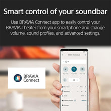 Load image into Gallery viewer, Sony BRAVIA Theatre Bar 7, Single Soundbar, 9 Speaker Units, Surround Sound by Dolby Atmos, 360 Spatial Sound Mapping, Voice Zoom 3 for Sony Smart TV, Bluetooth