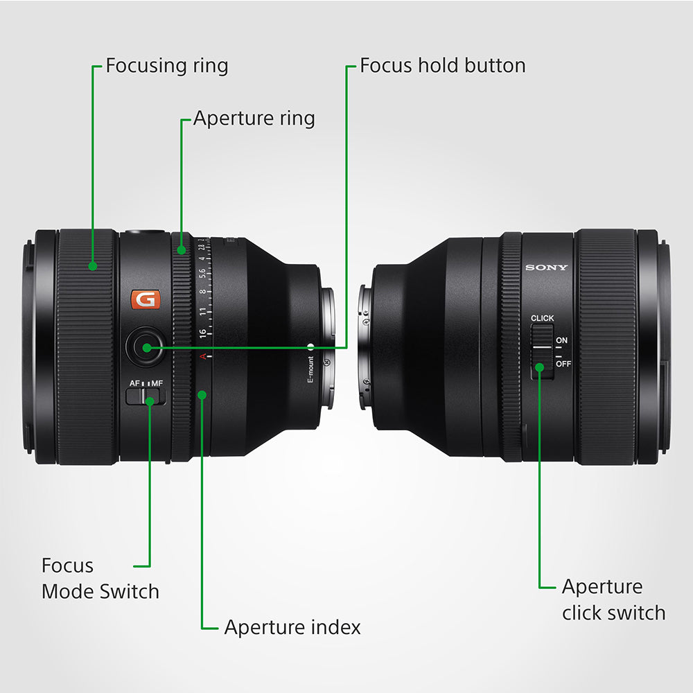 Sony FE 50mm F1.2 GM (SEL50F12GM) E-Mount Full-Frame, Standard G Master Lens