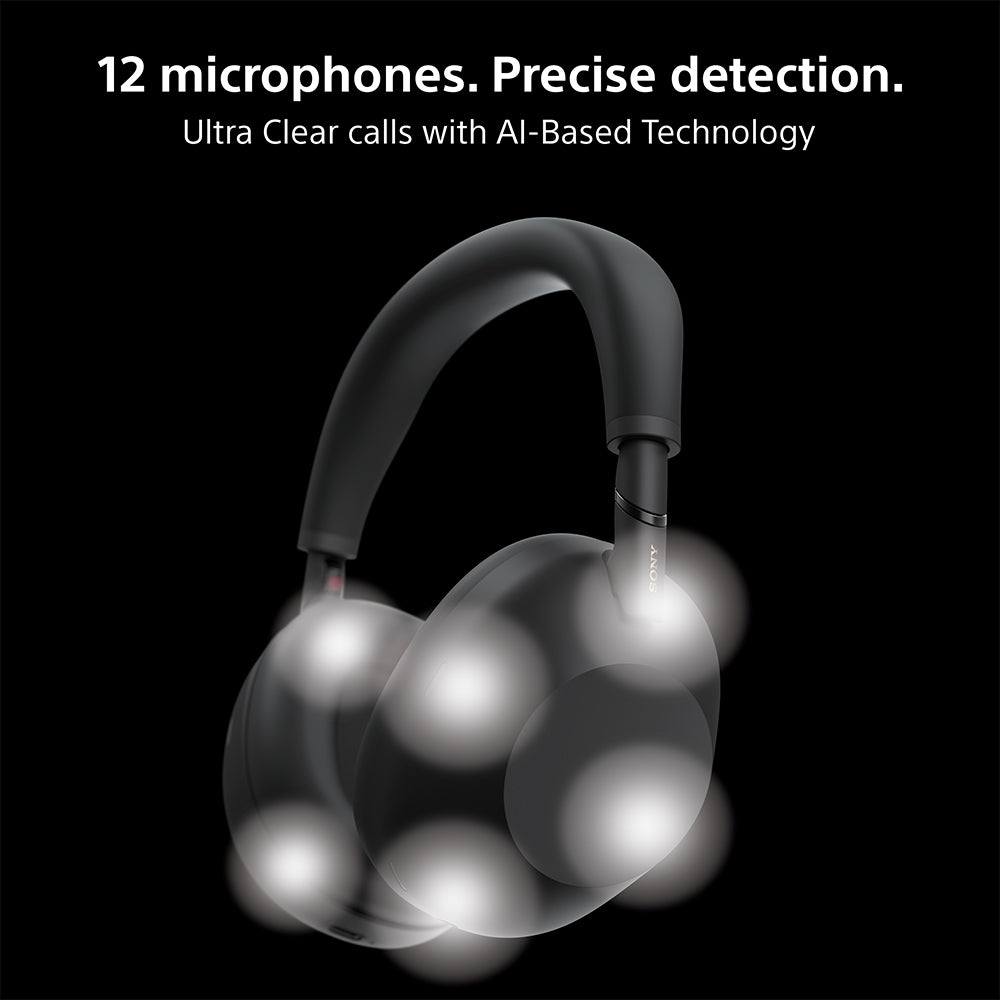 Sony WH-1000XM6 The Best Wireless Noise Canceling Headphones, HD NC Processor QN3, 12 Microphones, Adaptive NC Optimizer, Mastered by Engineers, Studio-Quality